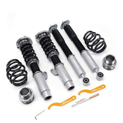 24-stufig Gewindefahrwerk Sportfahrwerk for BMW E46 3er 1998-2005 Doppelrohr