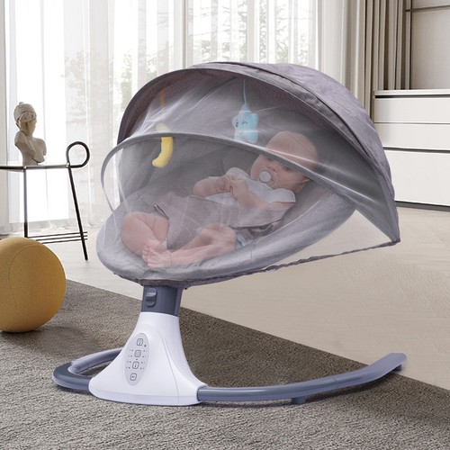 Babywippe Electric Babyschaukel mit Musik Bluetooth Babywiege Schaukelwippe DE