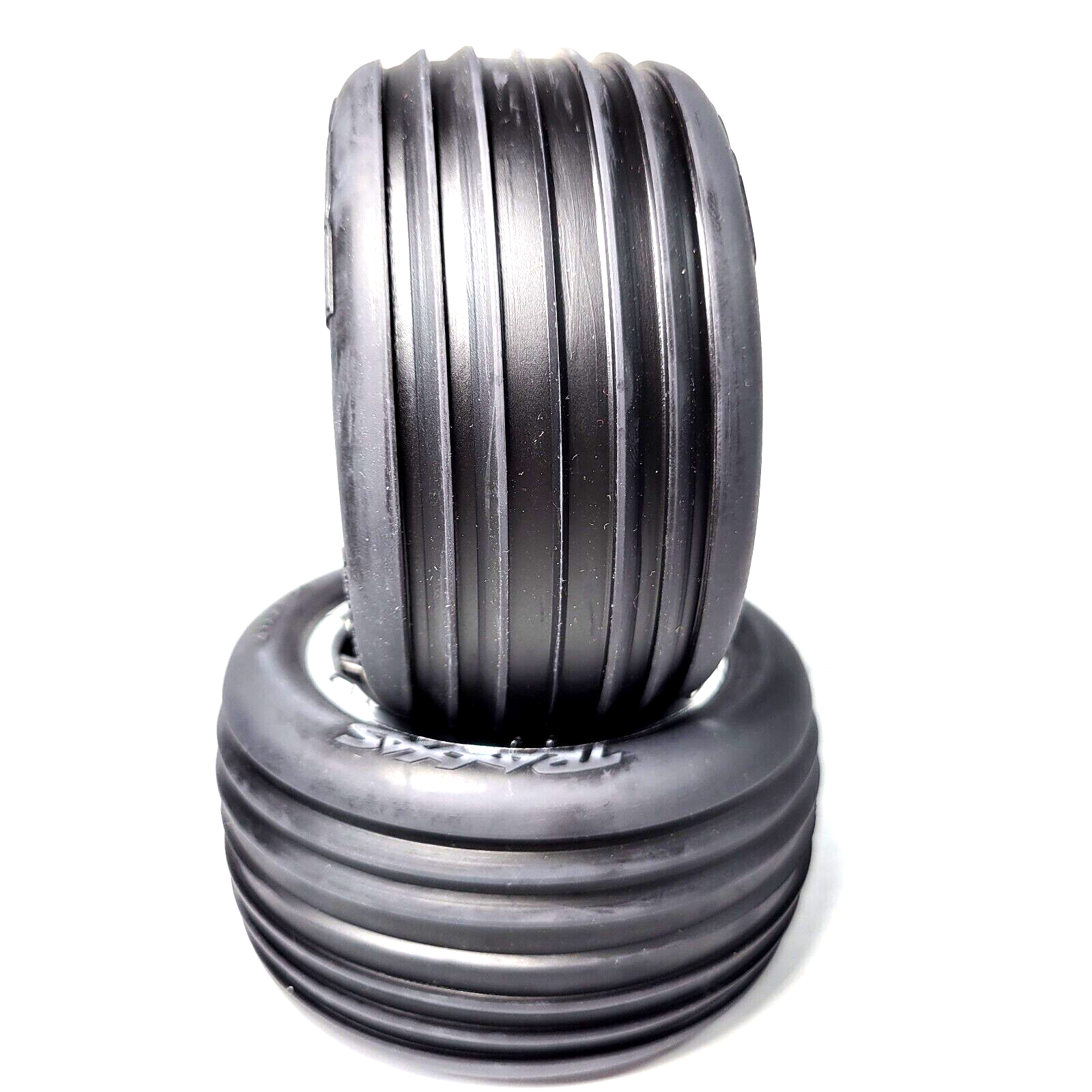 Fits Traxxas Rustler XL-5 2wd Alias Tires & Black Satin 12mm Rxt Wheels / VXL