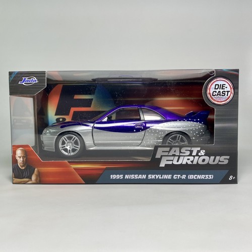 ミニカー Jada Fast & Furious Nissan Skyline GT-R Jada Fast & Furious Brian's Nissan Skyline GT-R (BNR34) Blue