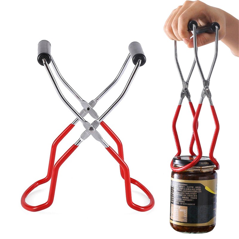 Canning Jar Lifter Tongs Stainless Steel Jar Lifter with Gri