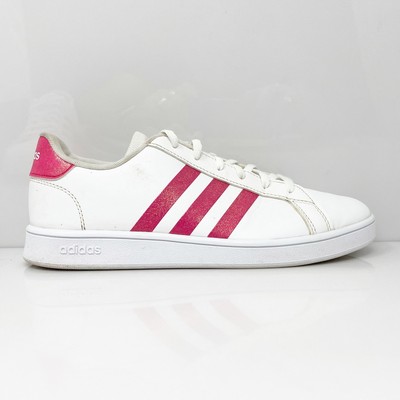 

Adidas Girls Grand Court EG5136 Белая повседневная обувь Кроссовки Размер 7, Белый, Grand Court
