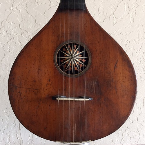Antique 18th Century English Guitar or Cittern, unmarked but possibly by Preston