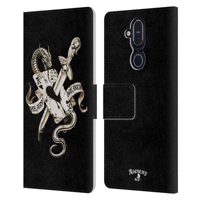 OFFICIAL ALCHEMY GOTHIC ILLUSTRATION LEATHER BOOK WALLET CASE FOR NOKIA PHONES