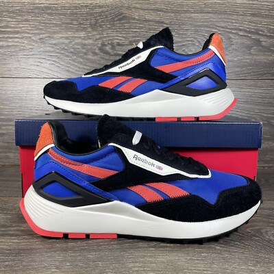 Reebok Men's Classic Leather Legacy AZ Blue Red Black Athletic Sneakers Shoes
