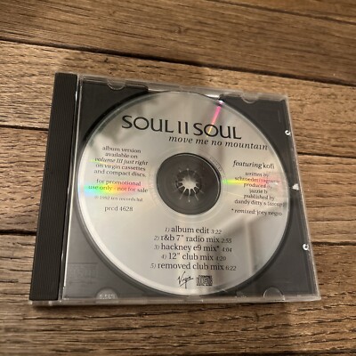 Move Me No Mountain by Soul II Soul, Kofi (CD, Promo, Single, 1992, Virgin)