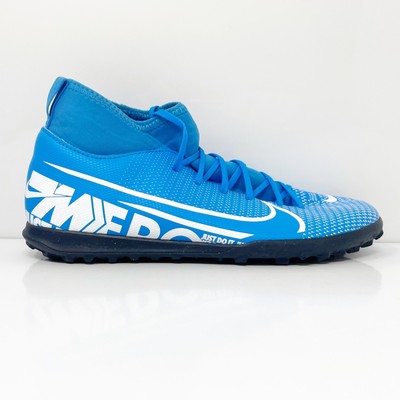 

Nike Boys Mercurial Superfly 7 Club AT8156-414 Синие футбольные бутсы Размер 5Y, Синий, Mercurial Superfly 7 Club