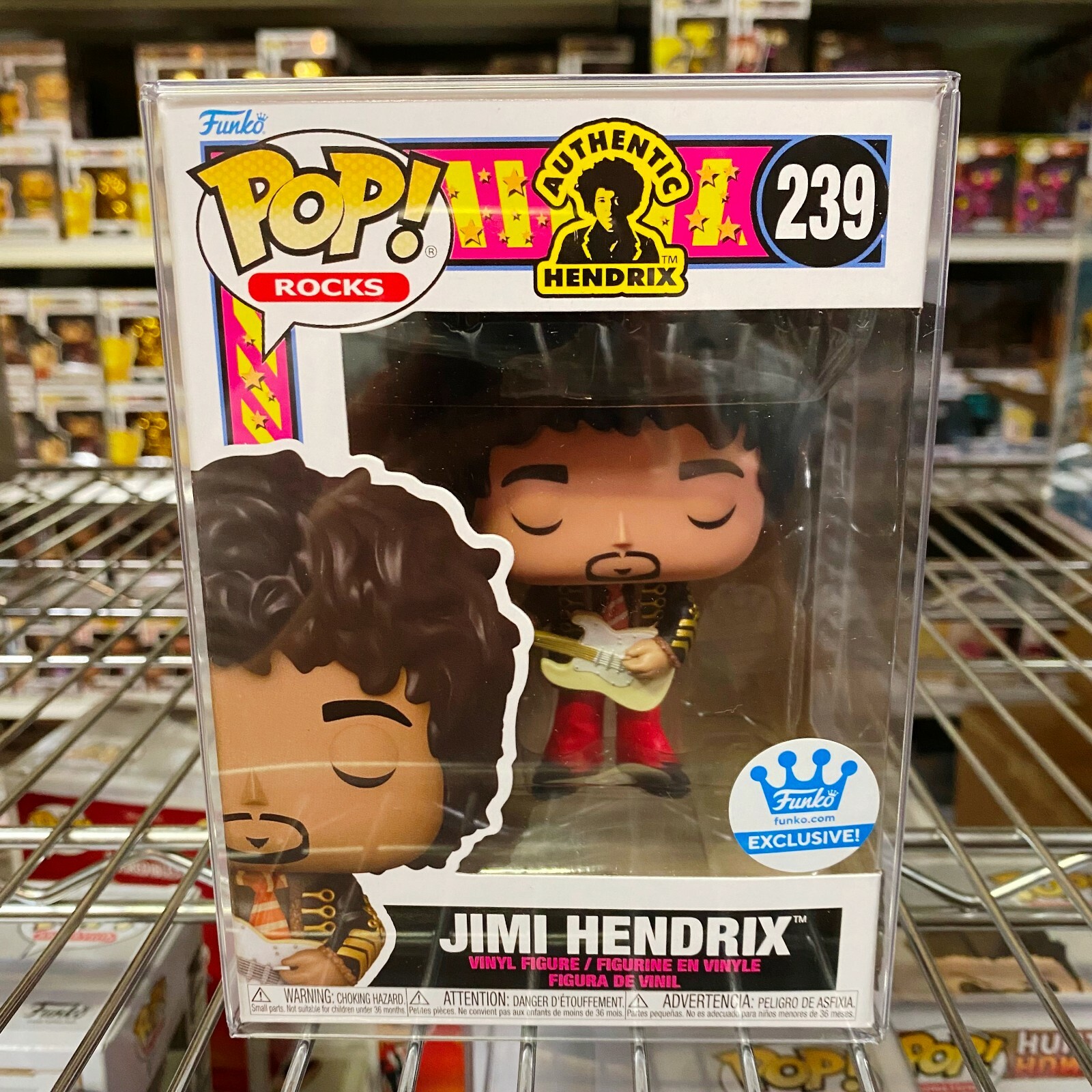 Jimi Hendrix POP! Rocks フィギュア 239 Funko Pop Rocks : Jimi Hendrix #239 Vinyl Funko Shop