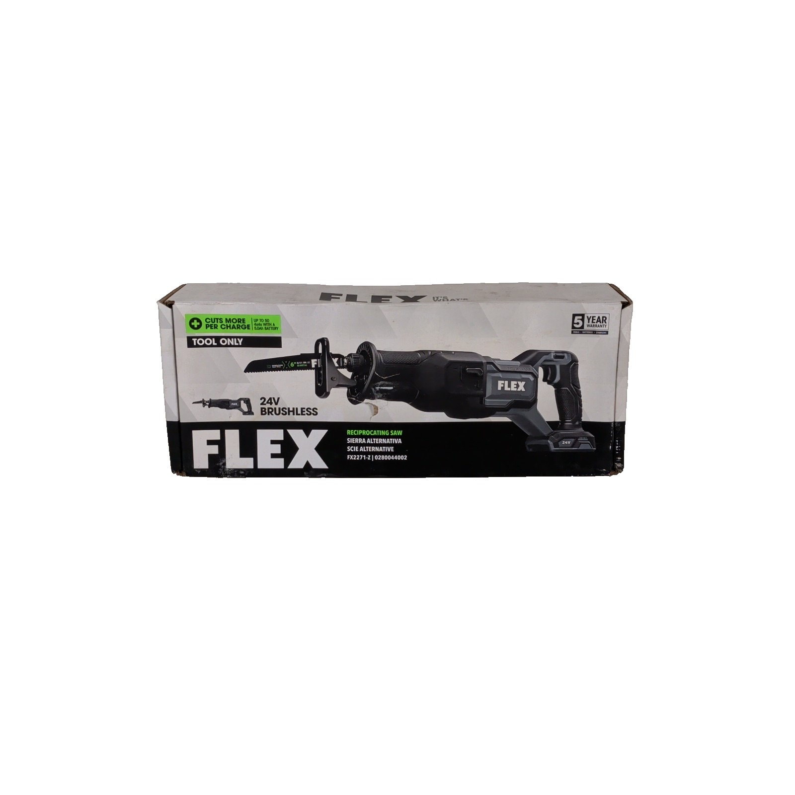 FLEX FX2271 24V Li-Ion Brushless Cordless Reciprocating Saw Tool Only