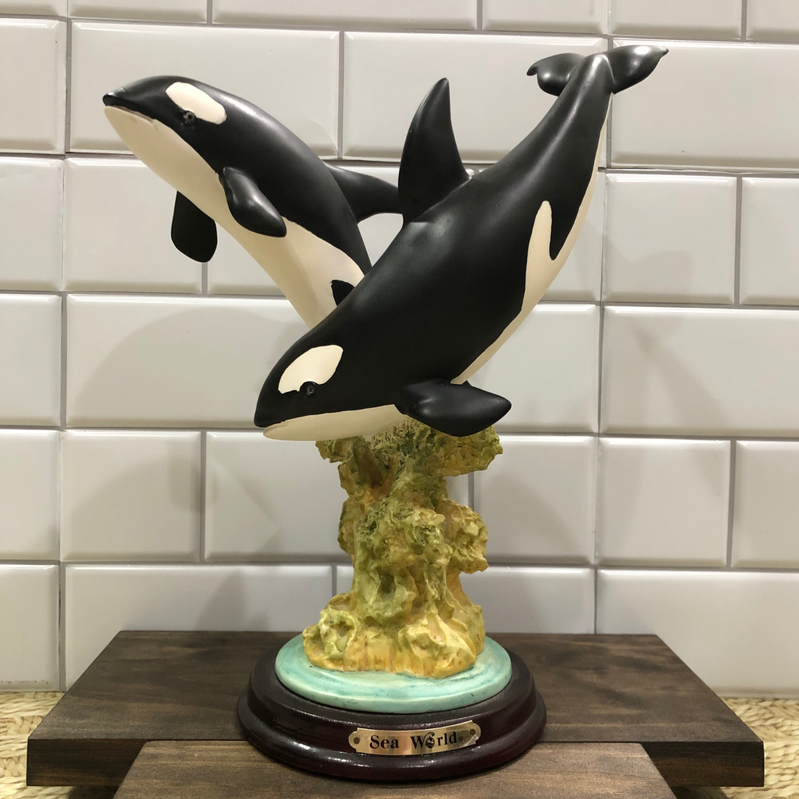 Killer whale figurine deals