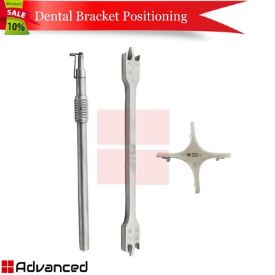 Bracket Positioning Height Gauge Star Gauges Dental Heat Bite Stick Ortho Set CE