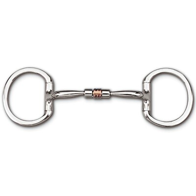 MYLER BIT HBT SHANK SWEET IRON COMFORT SNAFFLE COPPER ROLLER BIT MB 03-89-20035