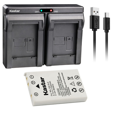 Kastar Dual Charger Battery for Nikon EN-EL5 MH-61 & Nikon Coolpix P80 Camera