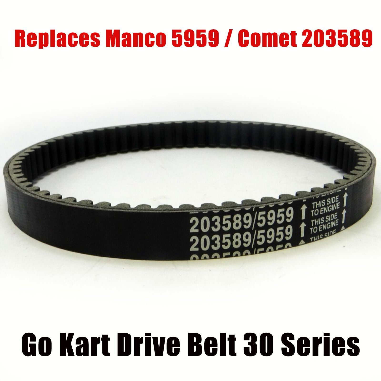コンケスト　バイス　チューンナップ For Manco 5959 Comet 203589 Conquest Go Kart Drive New Belt