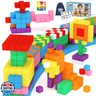 64PCS Magnetic Blocks, Magnetic Building Blocks for Kids Ages 3 4 5 6 Year Old, Magnet Cubes, Autism Montessori Toys, Preschool STEM Educational Sensory Magnet Toys Gifts for Kids 3-5 4-8