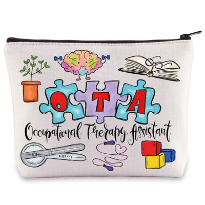 Occupational Therapy Assistant Cosmetic Bag OTA Appreciation Gift Occupationa...