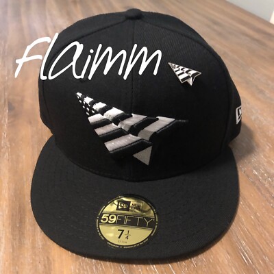 new era hat with paper plane