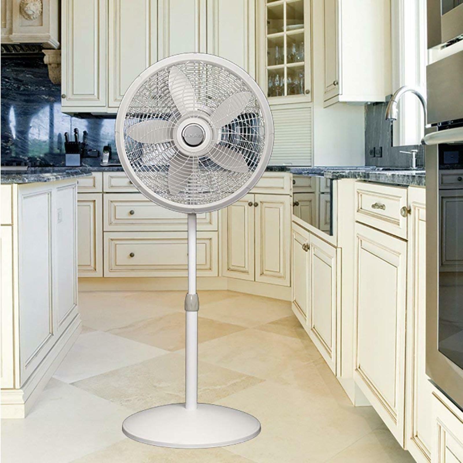 Details About Lasko 3 Sd Oscillating Pedestal Fan White Adjule 18 Cooling Floor Stand