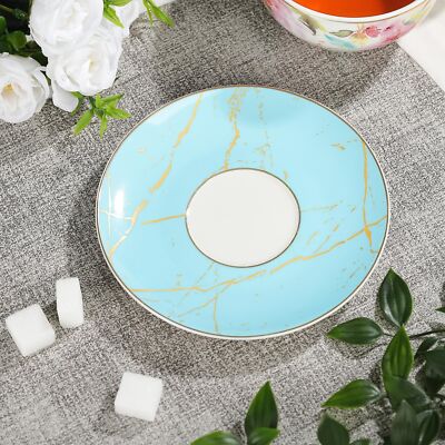 Pink Floral Tea for One Tea Cup and Saucer Set with Gold Trim Porcelain Tea a...