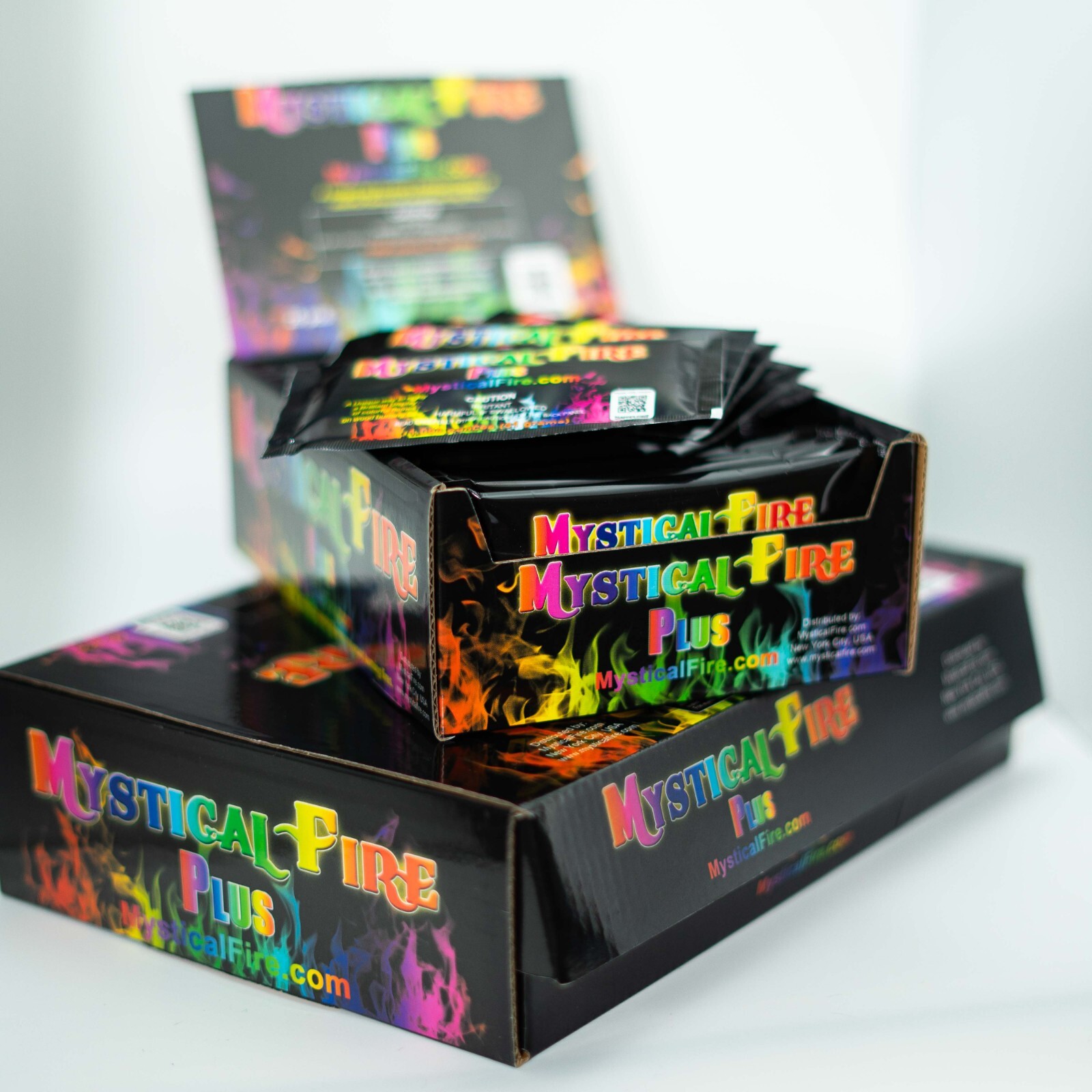 Mystical Fire PLUS 50 Pack Campfire Fireplace Colorant Packets Packs