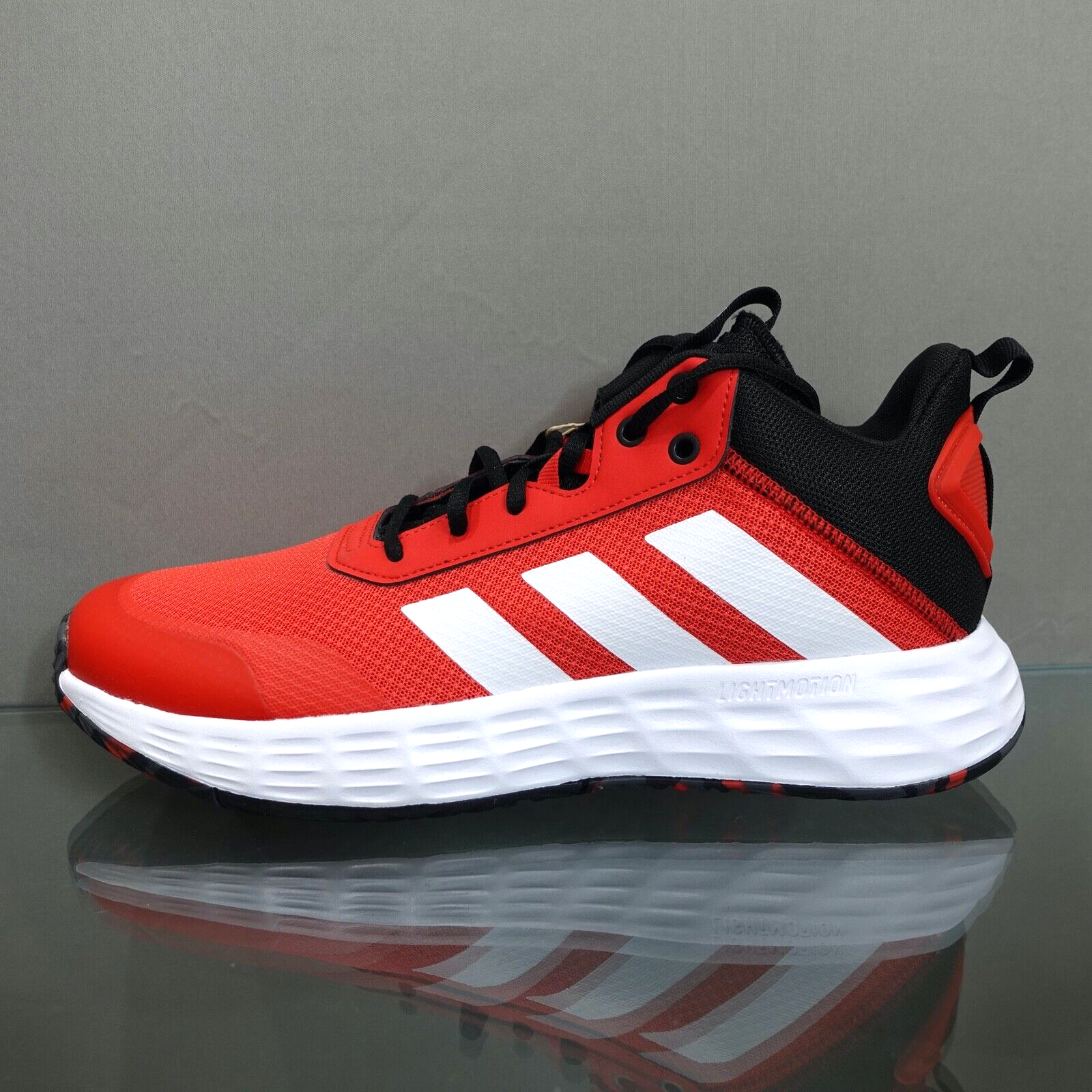 Мужские кроссовки Adidas OwnTheGame 2.0, размер 11,5, Баскетбольная обувь, красный Trainer #NEW