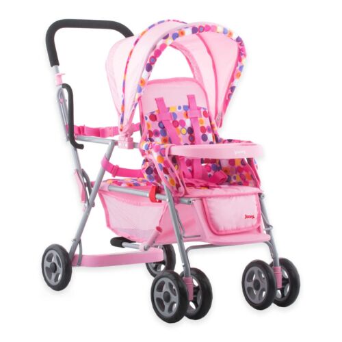 Joovy Doll Toy Caboose Stroller Pink Girls Boys Kid Pretend Play Toy Accessory