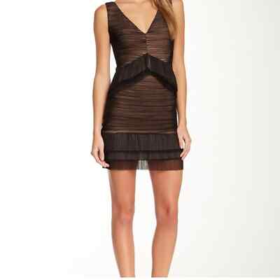 BCBGMAXAZRIA Black SVEN Mini Dress