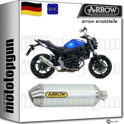 ARROW AUSPUFF ZUGELASSEN RACE-TECH ALUMINIUM SUZUKI SV 650 2017 17