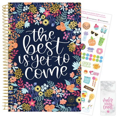 2021-22 Academic Year Best is Yet to Come Daily Planner & Calendar 13 Month