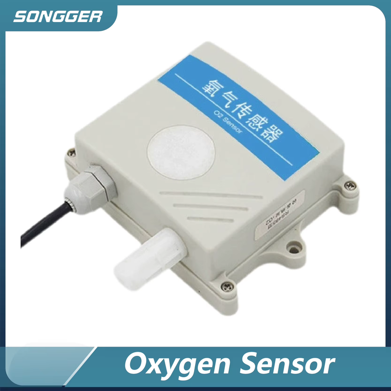 Industrial O₂ Sensor RS485 4-20mA 0-10V Output Wall Mounted O₂ Transmitter for A