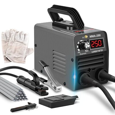 Super Mini Stick Welder Machine110V 250A ARC Portable MMA Welding Machine for...