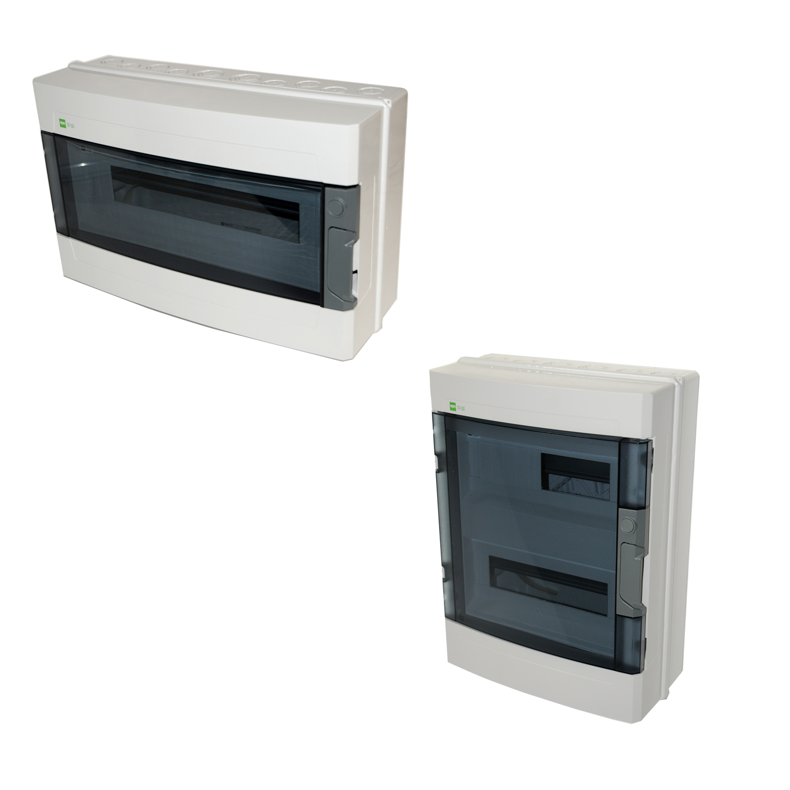 Sicherungskasten EP-LUX+ Klarsichtdeckel Verteilerkasten Aufputz Unterverteilung