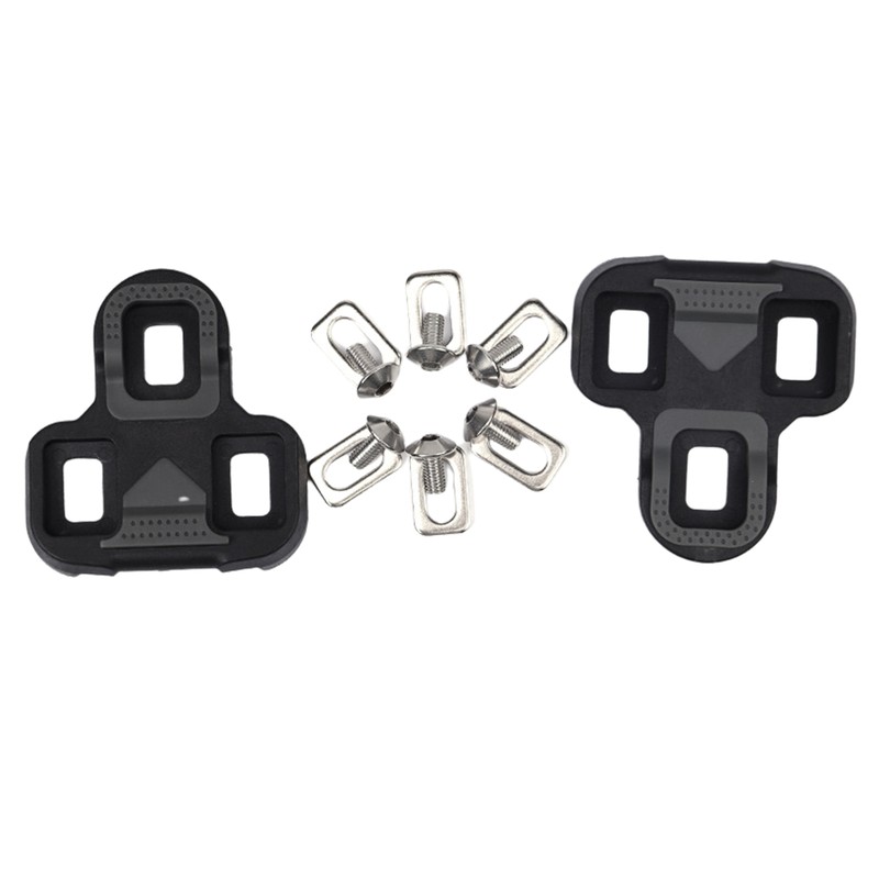 Adjustable Bike Cleats 3 Hole Design Anti-skid Cycling Shoe Clips Bicycle Pedals