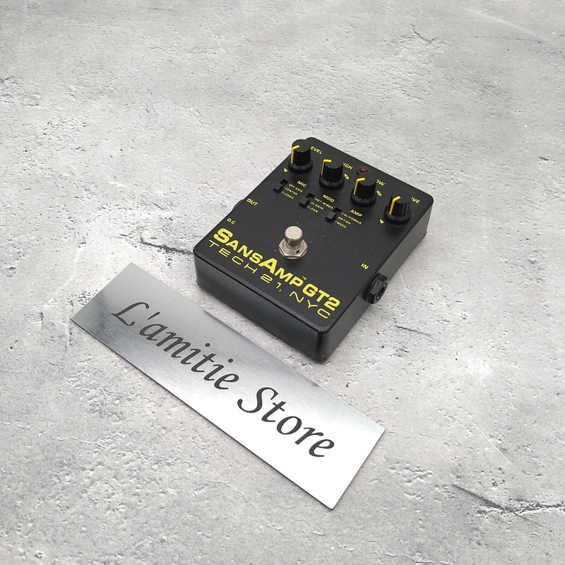 Tech 21 Sansamp Gt2 Noir Nyc Guitare ÃLectrique Basse Peripherals Effector An...
