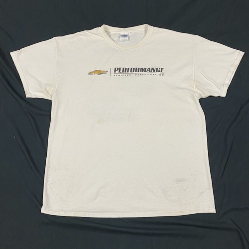 【Jesse着用】GILDAN TEAM CHEVY Tシャツ ホワイト Chevrolet Chevy Performance Vehicles Racing White T-Shirt