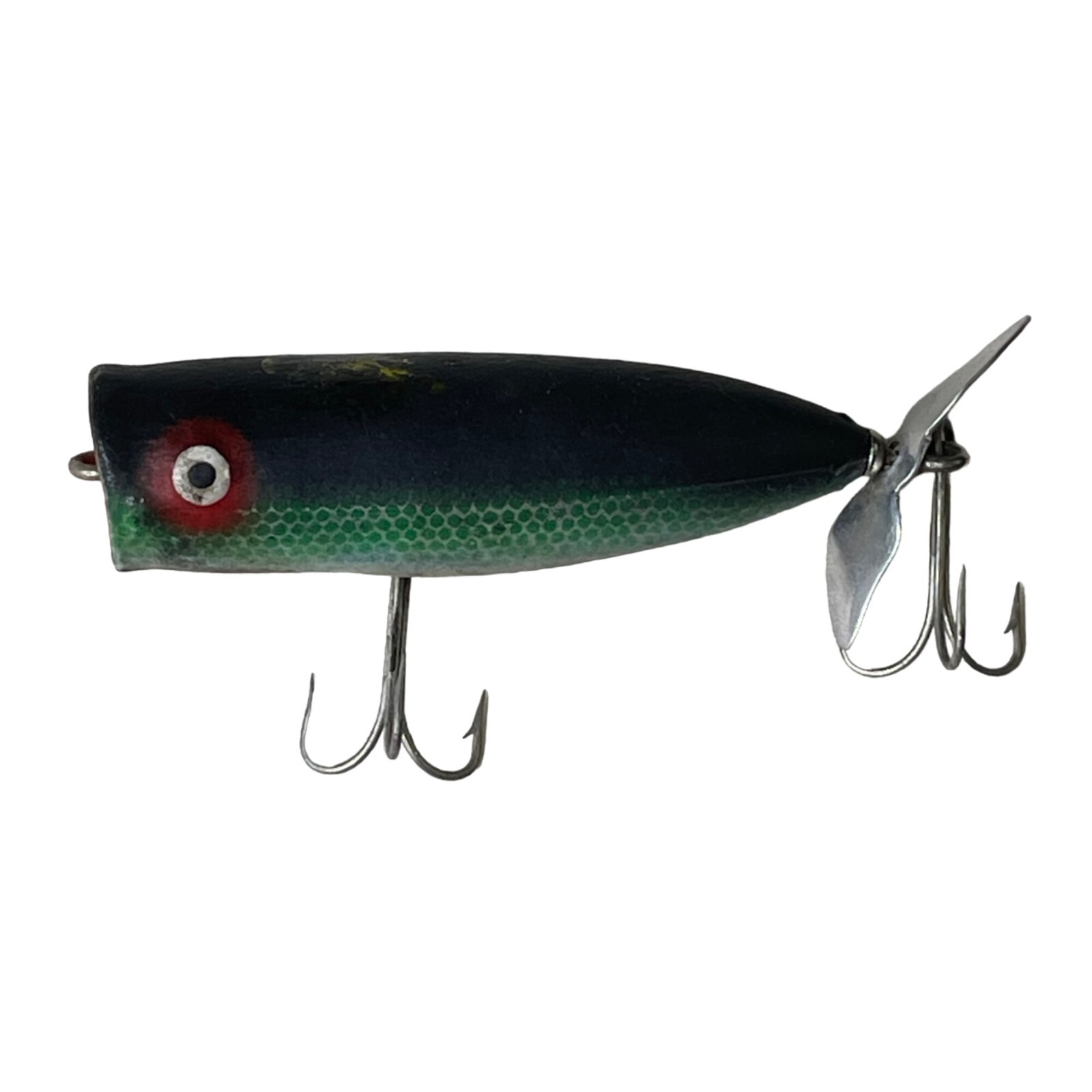 Burke Fishing Lure Pop Top Rubber Soft Body Vintage Topwater Burke Fishing Lure Pop Top Rubber Soft Body Vintage Topwater