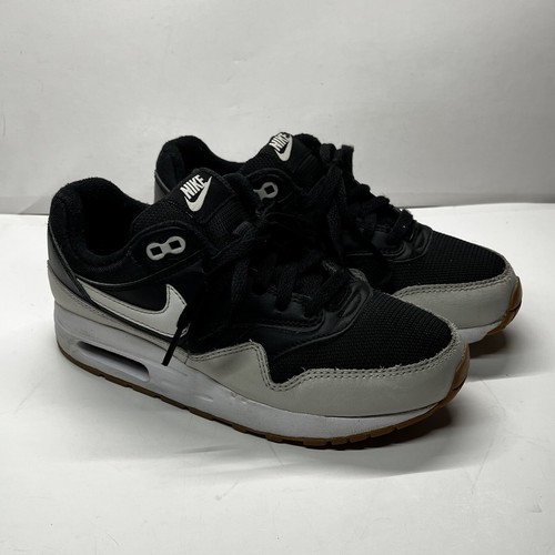 Nike Air Max 1 (GS) Youth 4.5Y Shoes Black White Athletic