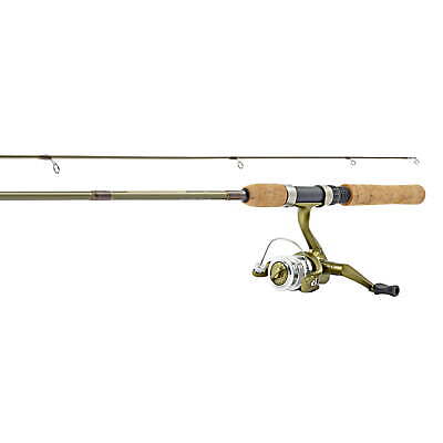 Micro Lite Ultra Light Spinning Two Piece Fishing Rod & Reel Combo, 5'