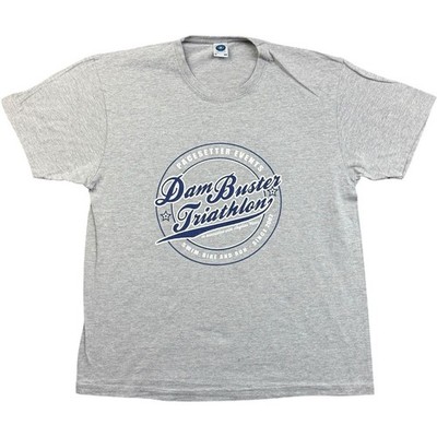 Dam Busters Triathlon T Shirt Grey Medium Vintage 2002 Graphic Fitness Gym M