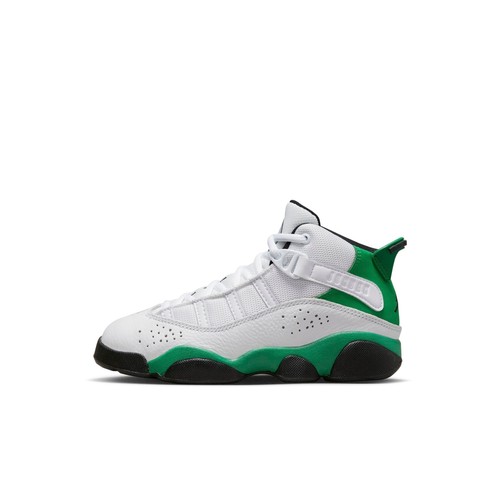 [323432-131] Детские кроссовки Air Jordan с 6 кольцами PS «WHITE LUCKY GREEN»