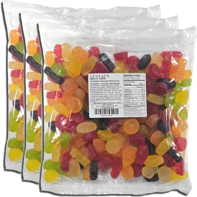 Gustaf's Wine Gums Gummy Candy Value Pack Bundle | 2.2 Pound Bulk Bag | Pack of