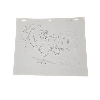 1980's Real Ghostbusters Authentic Animation Production Drawing A6