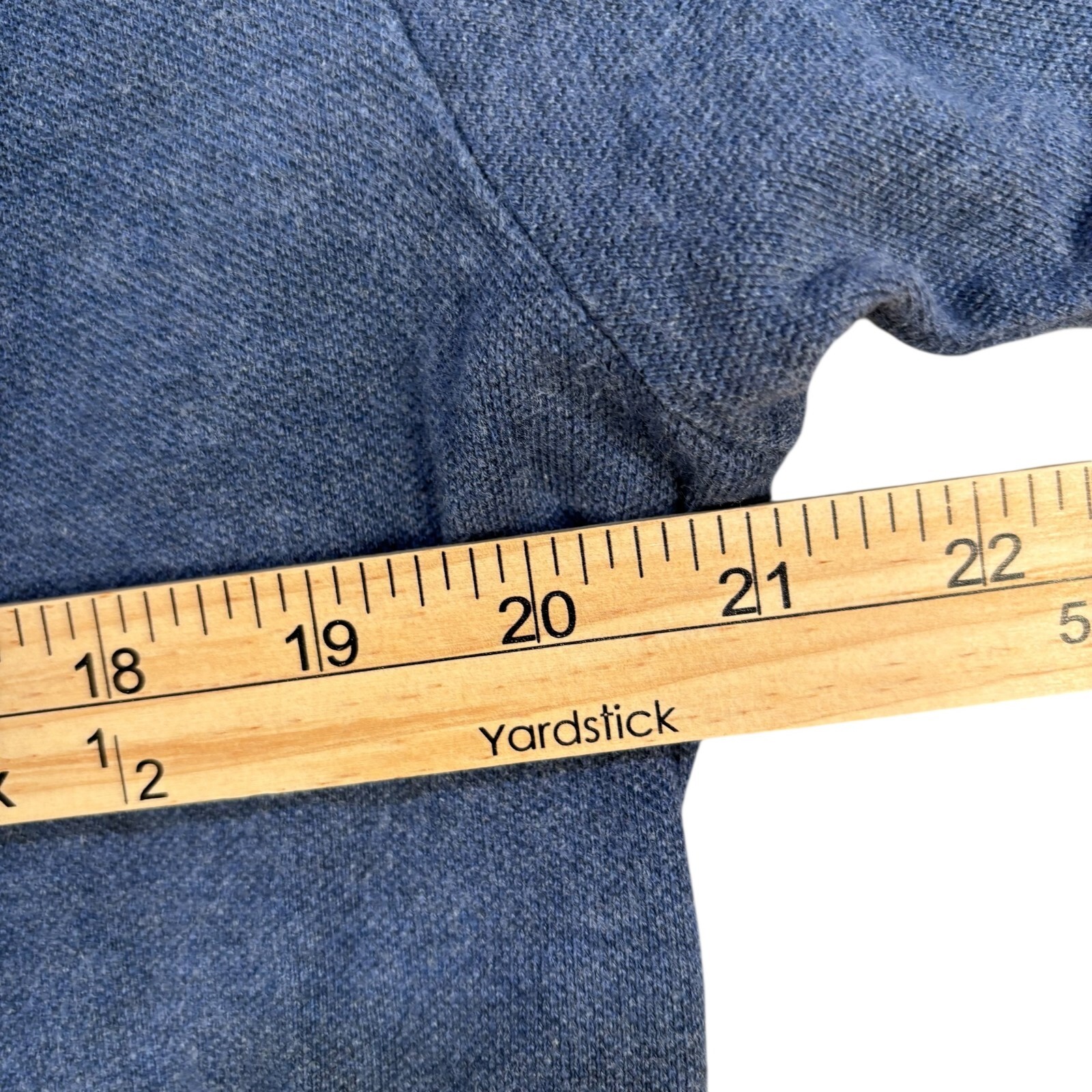 VTG Polo Ralph Lauren Mens Blue Polo Shirt Short Sleeve Preppy Logo Sz M