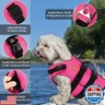 Doglay Dog Life Jacket- High Flotation Neoprene Dog Swimming Vest, Reflective Adjustable Life Vests for Boating, Lightweight Life Preserver with Handle and Double D-Rings for Small Medium Large Dogs