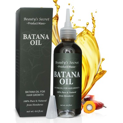 Batana Oil for Hair Growth   100% Pure, Cold Pressed, Organic, Dr. Sebi Recom...