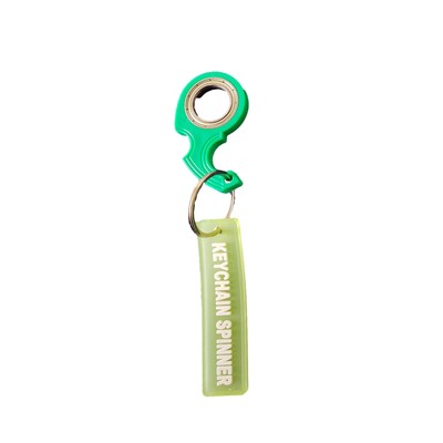 Fingertip Rotating Keyring Metal Gadget Anti Stress Toy Keychain Spinner Toy ce