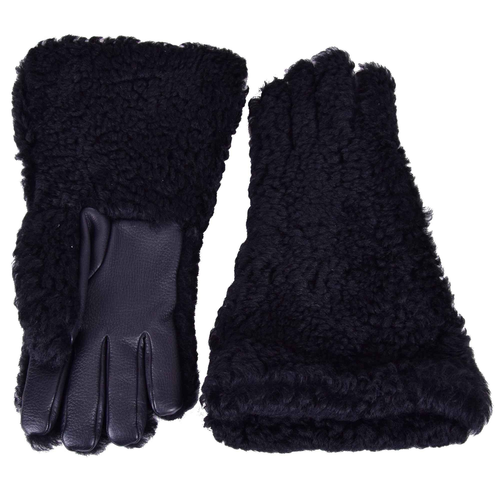

Dolce - Gabbana Runway Knight Перчатки из оленьей кожи Черные перчатки 06472, Черный