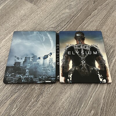 ELYSIUM Limited Edition STEELBOOK (Blu-ray + DVD) Matt Damon 2013 Action Film