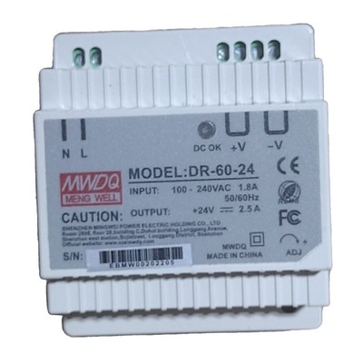 2.5A Industrial DIN Rail Power Supply DR-60-24V Output 24V 60 wat USA STOCK NEW