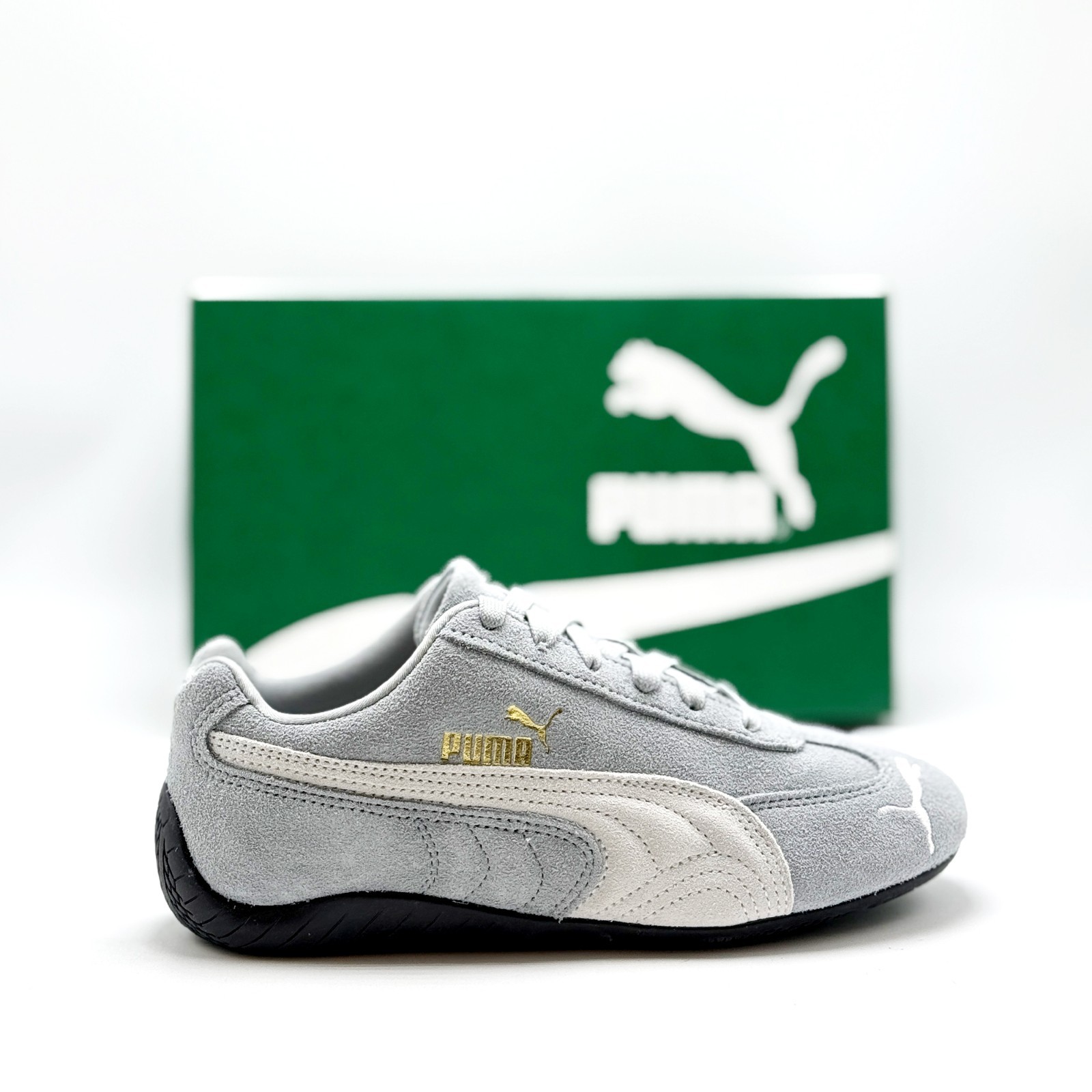 NEW* UNISEX Puma Speedcat OG Cool Mid Gray-PUMA White